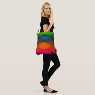 Bolso De Tela Rojo neón, rosa, Naranja, verde todo sobre la impr