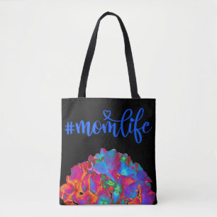 Bolso De Tela Rojo rosa azul violeta floral colorido floral