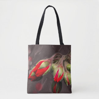 Bolso De Tela Rojo Y Oscuro Elegante