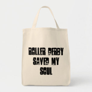 BOLSO DE TELA ROLLER DERBY SALVÓ MI TOTE DE ALMA