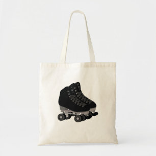 Bolso De Tela Rollerskates negros Tote Bag