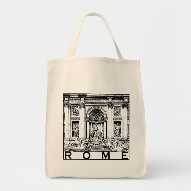 Bolso De Tela Roma (Frente)