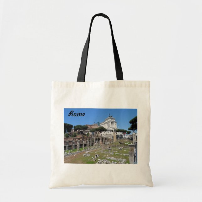 Bolso De Tela Roma, Italia (Frente)