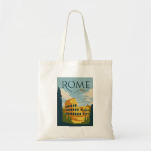 Bolso De Tela Roma, Italia, Coliseo