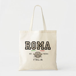 Bolso De Tela Roma Italia Vintage