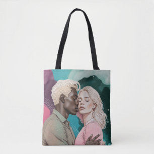 Bolso De Tela Romance cósmico