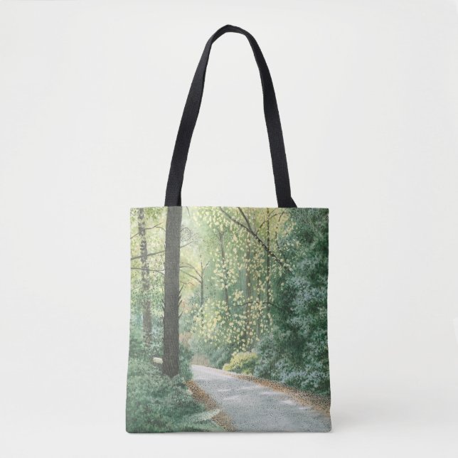 Bolso De Tela Romance forestal (Anverso)