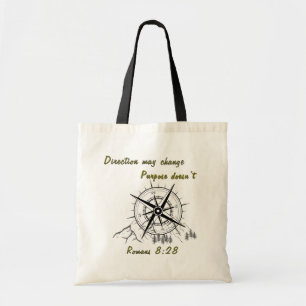 Bolso De Tela Romans 8:28 tote