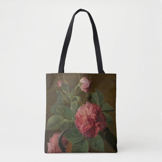 Bolso De Tela Romantic Old English Roses (Anverso)