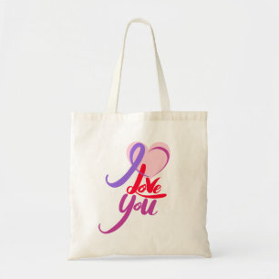 Bolso De Tela Romántico Te Amo Valentine Gift Tote Bag
