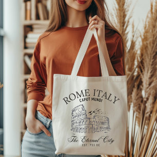 Bolso De Tela Rome Italy Vintage Roman Colosseum