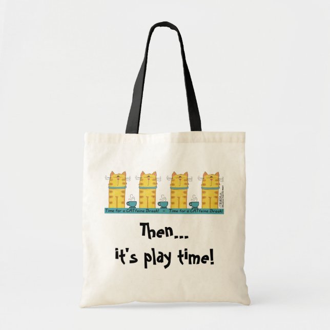 Bolso De Tela Romper CATfeine (Frente)