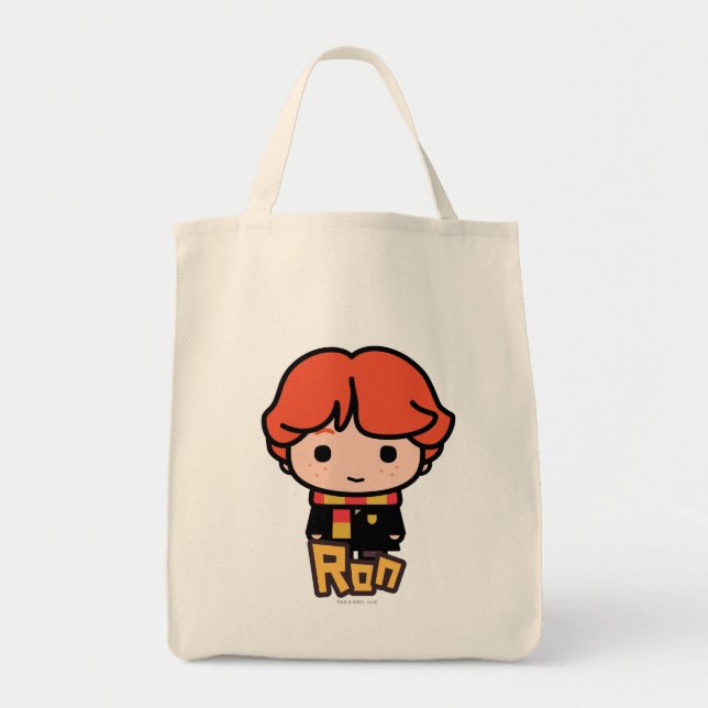 Bolso De Tela Ron Weasley Cartoon Character Art (Frente)