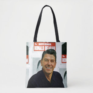 Bolso De Tela Ronald Reagan