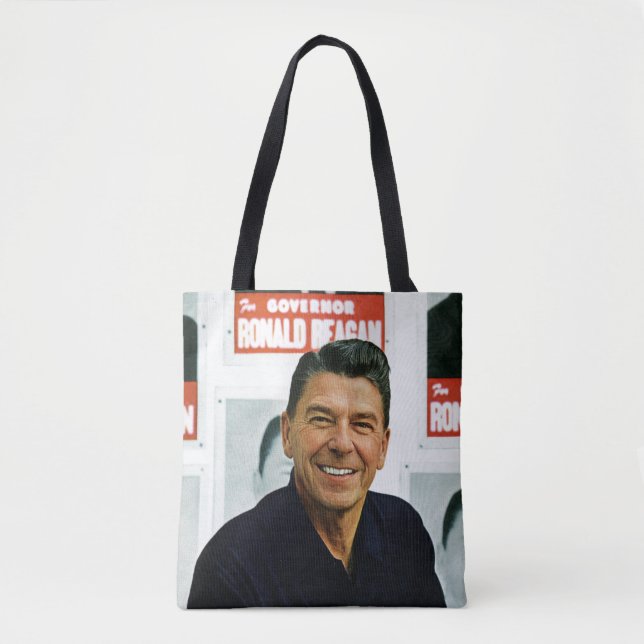 Bolso De Tela Ronald Reagan (Anverso)