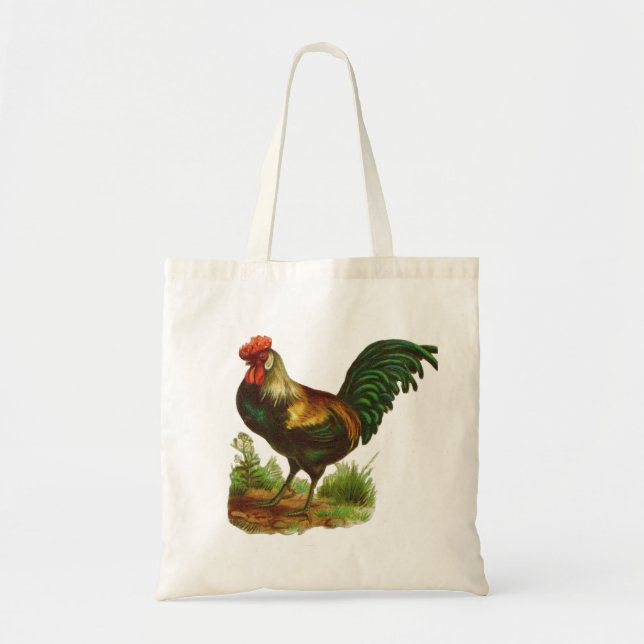 Bolso De Tela Rooster (Frente)