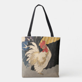 Bolso De Tela Rooster blanco