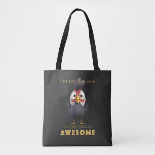 Bolso De Tela Rooster concentrado Awesome Cute Adorable Funny