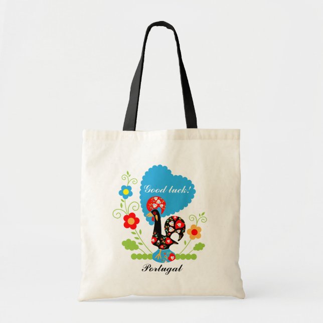 Bolso De Tela Rooster de Portugal (Frente)