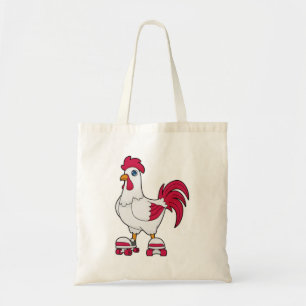 Bolso De Tela Rooster en patinaje en línea con patines de patina