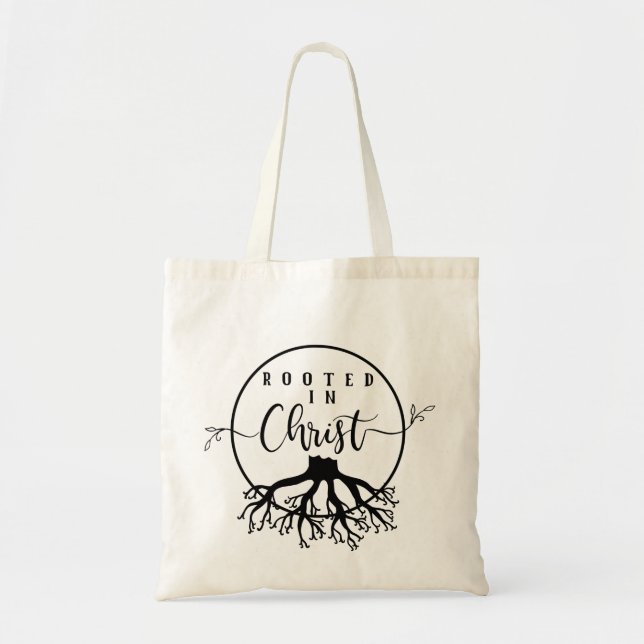 Bolso De Tela Rootado en Cristo (Frente)