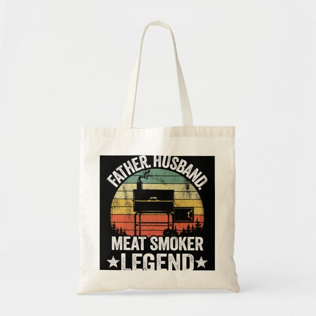 Bolso De Tela Ropa de barbacoa divertida para hombres regalo par (Frente)