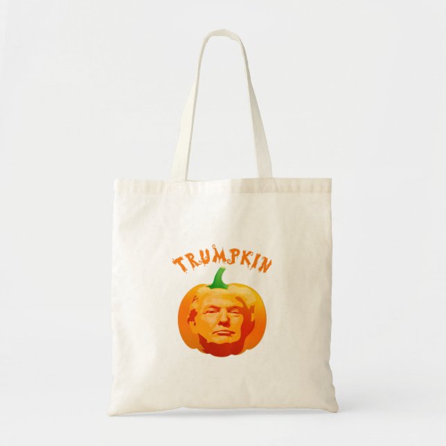 Bolso De Tela Ropa de Halloween divertida de Trumpkin - Estílico (Frente)