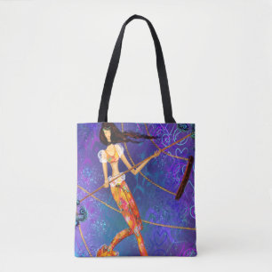 Bolso De Tela Rope Acrobat Tote Bag