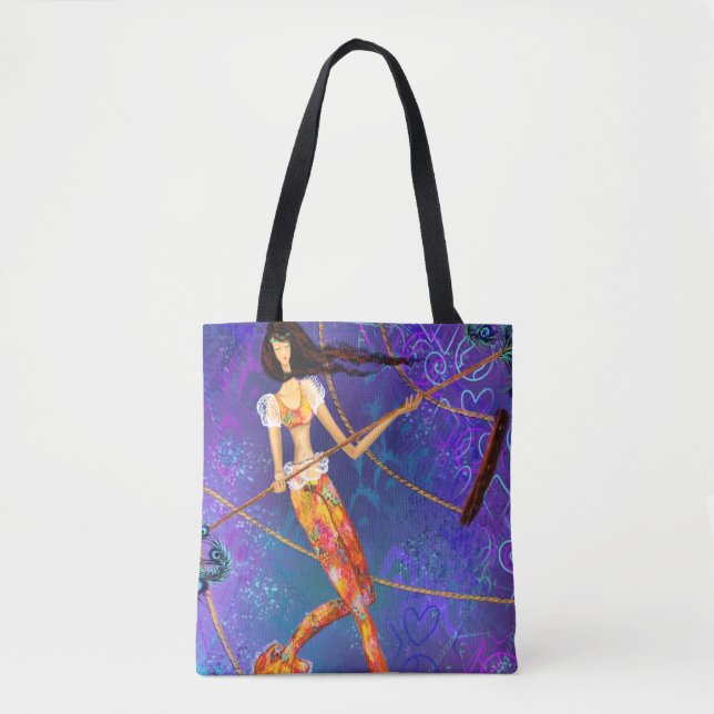 Bolso De Tela Rope Acrobat Tote Bag (Anverso)
