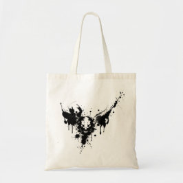Bolso De Tela Rorschach ink blot - Skull