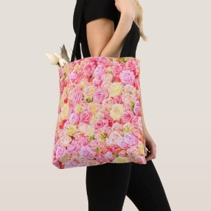 Bolso De Tela Rosa