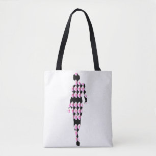 Bolso De Tela Rosa