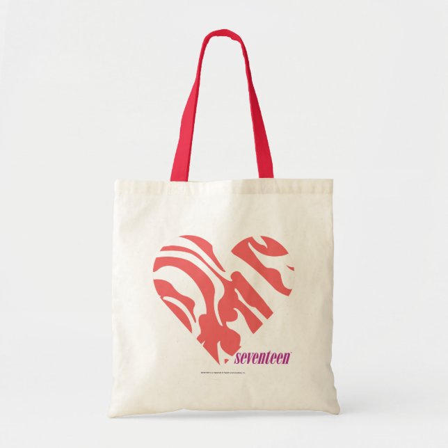 Bolso De Tela Rosa 2 de la cebra (Frente)