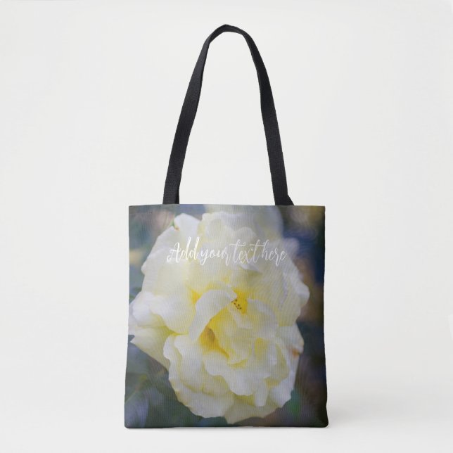 Bolso De Tela Rosa amarillo pálido (Anverso)