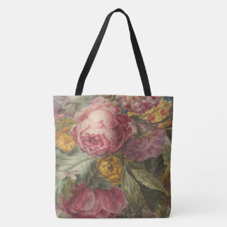 Bolso De Tela Rosa antiguo exuberante