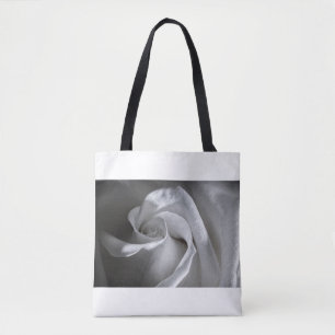 Bolso De Tela Rosa Blanca 7181-M