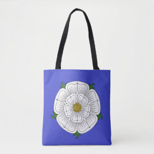 Bolso De Tela Rosa Blanca de York