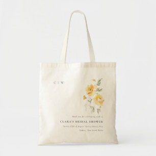 Bolso De Tela Rosa de color verde amarillo Flor Boda de Bunch