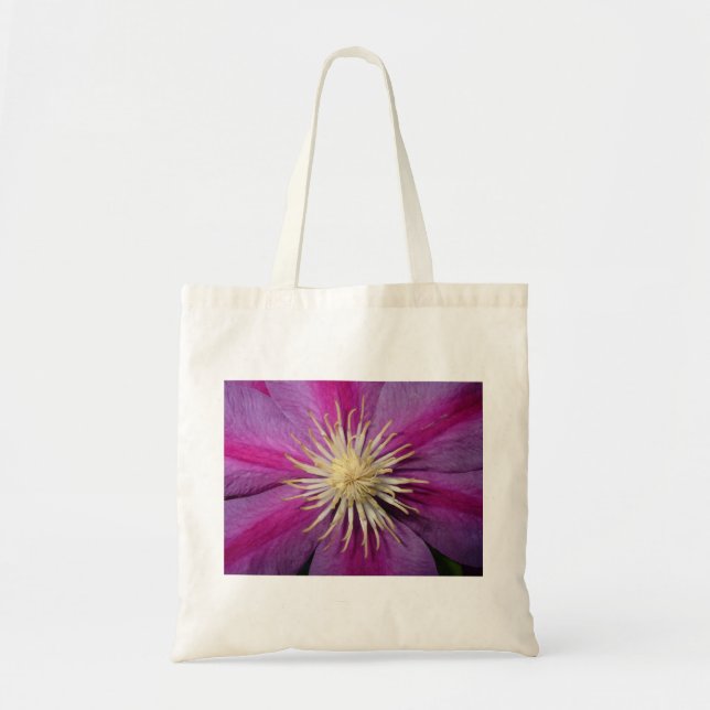 Bolso De Tela Rosa de la flor de la pasión (Frente)
