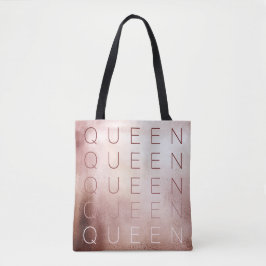 Bolso De Tela Rosa de la reina de oro