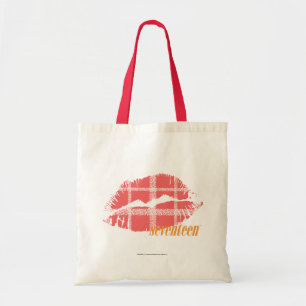Bolso De Tela Rosa de la tela escocesa