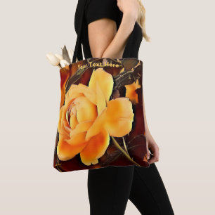 Bolso De Tela Rosa de llama