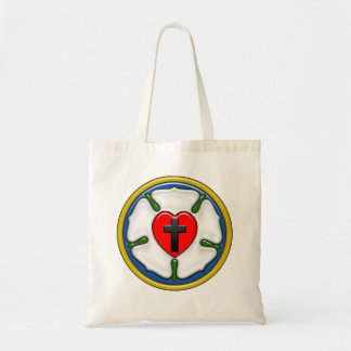 Bolso De Tela Rosa de Lutero con relieve