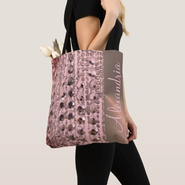 Bolso De Tela Rosa de moda Rubor (Detalle)