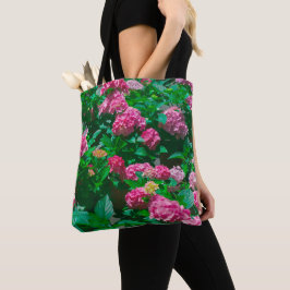 Bolso De Tela Rosa de navidades Helleborus Flowers Floral