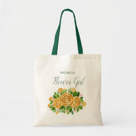 Bolso De Tela Rosa de oro