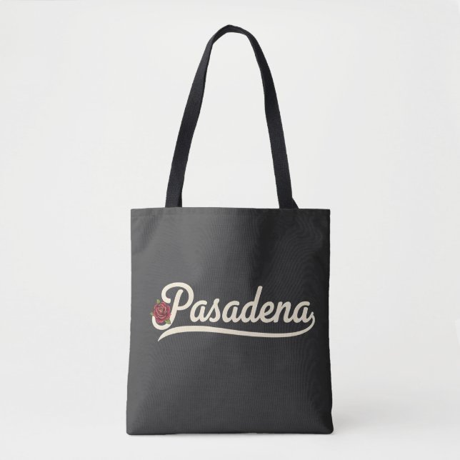 Bolso De Tela Rosa de Pasadena  (Anverso)