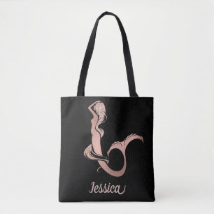 Bolso De Tela Rosa Dorado Hermosa Personalizada