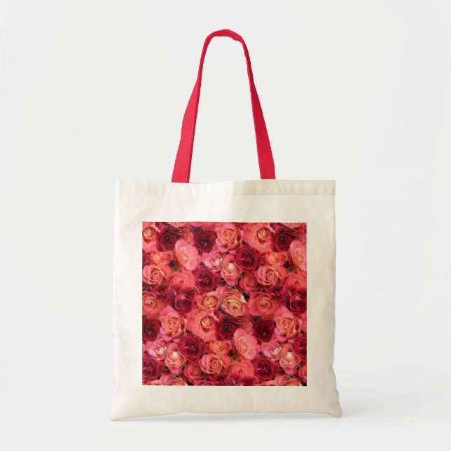 BOLSO DE TELA ROSA FIELD (Frente)
