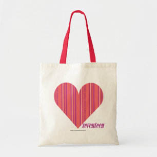 Bolso De Tela Rosa fino 3 de las rayas
